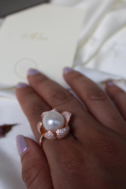 Dais Pearl Cocktail Ring