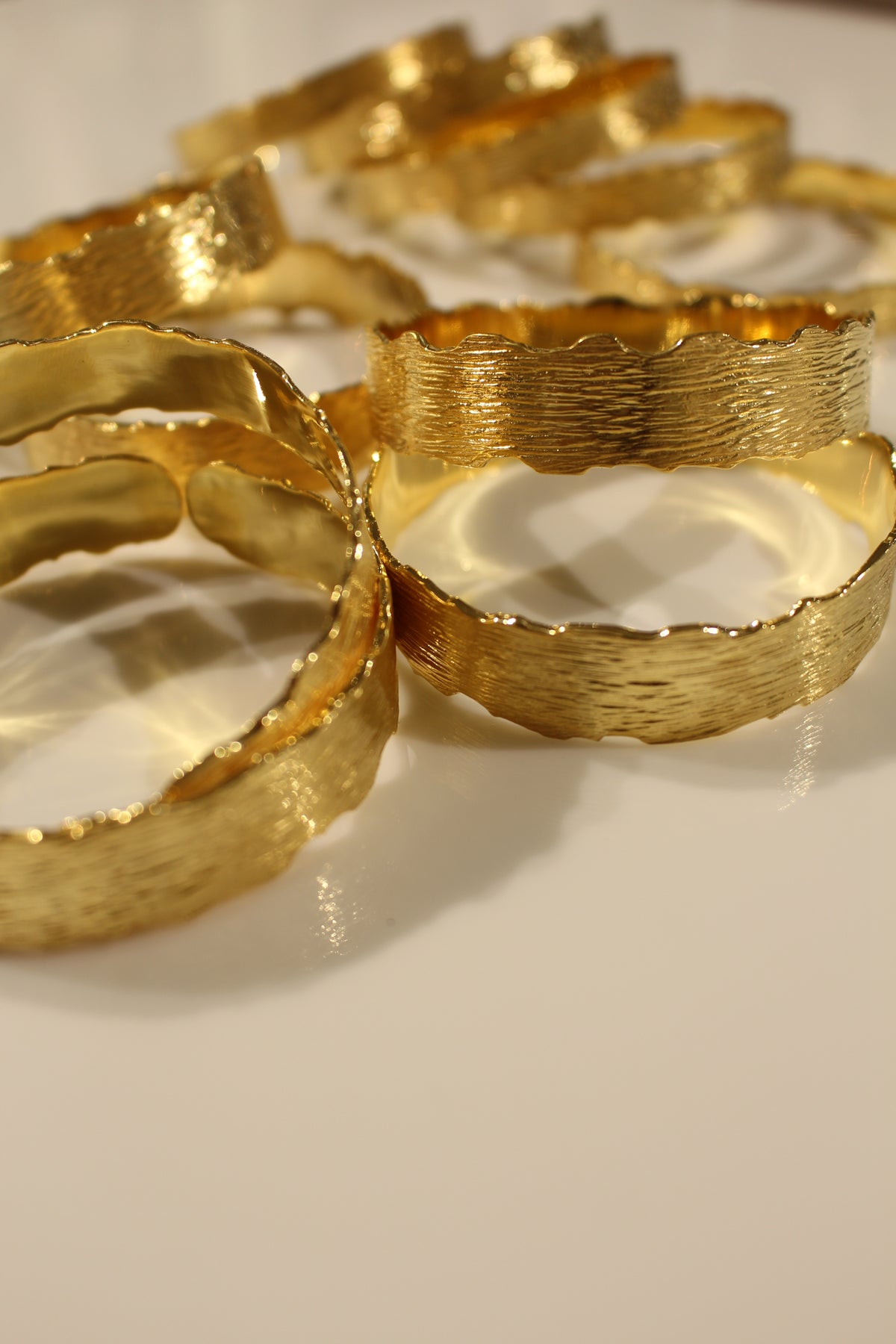 Tulum Gold Plated Bangles – THE MAUVE UNITX