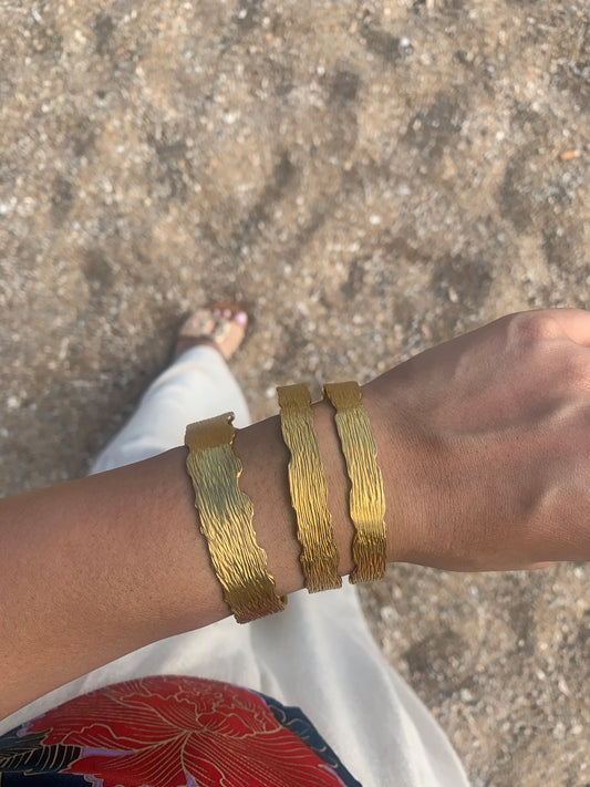 Tulum Gold Plated Bangles